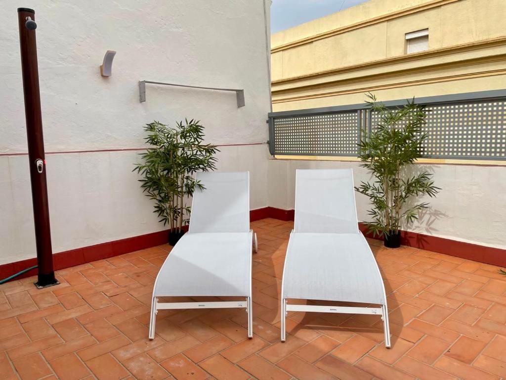 Ti2 Duplex Con Terraza Privada, 120 Metros De La Catedral Apartman Sevilla Kültér fotó